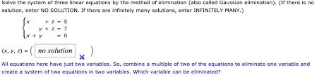 Called Gaussian Elimination