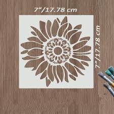 Dyiom Sunflower Stencil For Painting On