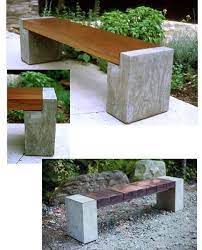 Backyard Concrete Furniture