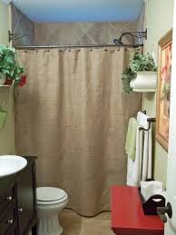 Natural Burlap Shower Curtain Standard