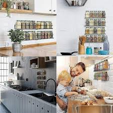 Kitchen Spice Rack Wall Mounted