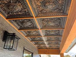 Da Vinci Faux Tin Coffered Ceiling