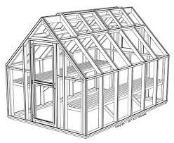 8 X 12 Greenhouse Plans Printed
