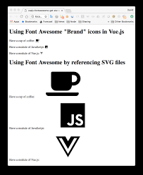 Font Awesome Icons In Vue Js Apps A