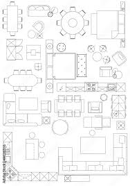 Standard Furniture Symbols Used In