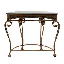 Benzara Metal Console Table