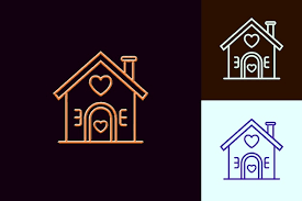 Home Icon With A House Outline And