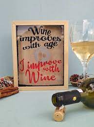 Wine Cork Holder Wine Improves With