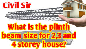 what is the plinth beam size for 2 3