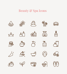 Beauty Spa Icons Spa Logo Design
