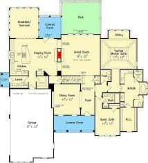 5 Bed House Plan With 2 Sided Fireplace