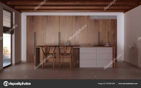 wooden beams ceiling window stock photo