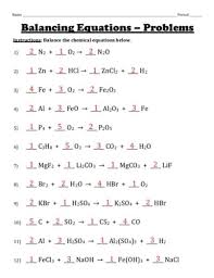 Balancing Carribean Worksheet