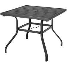 Costway 37 Patio Square Dining Table