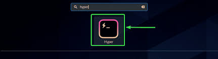 install hyper js terminal on centos 8