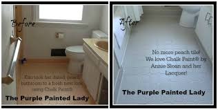 Painting Tile In The Bathroom With