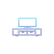 Premium Vector Tv Cabinet Icon