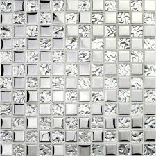 Silver Glass Tile Backsplash Ideas