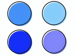 Version Misalignment Icon Set Circle Blue