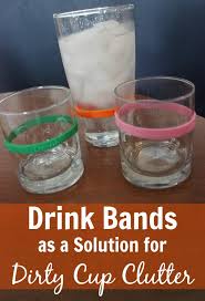 Drinkbands To Reduce Dirty Cup Clutter