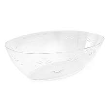 Large Oval Clear Plastic Elegant