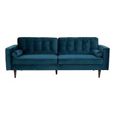 Mid Century Velvet Tufted Sofa Couch