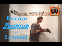 How To Remove A Fiberglass Bathtub And