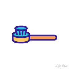 Grease Brush Icon Vector Grease Brush