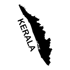 Vector India Or Kerala State Map Icon