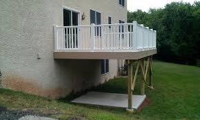 Deck And Concrete Pad Patio