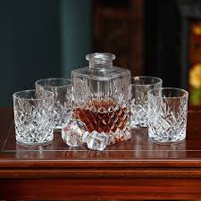 Galway Crystal Renmore Decanter Drink Ware Sets Transpa