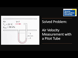 Air Velocity With A Pitot Tube