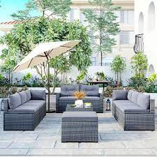 Wicker Rattan Sectional Sofa Sets