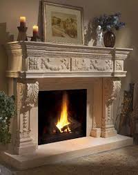 Stone Fireplace Mantel