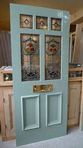 Art Nouveau Stained Glass Door Front