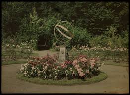 Sundial In The Garden Of Kersbergen