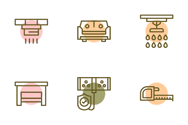 5 415 Garden Equipment Icon Packs
