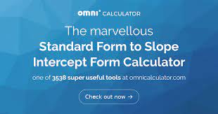 To Slope Intercept Form Calculator