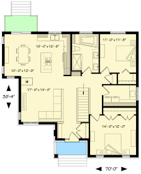 2 Bed Bungalow With Open Floor Plan