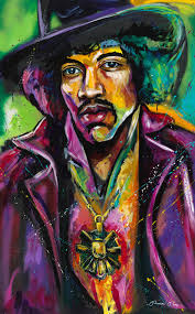 Jimi Hendrix Purple Haze Painting