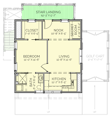 600 Square Foot Carriage House Plan