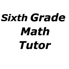 Sixth Grade Math Tutor By Sentientit