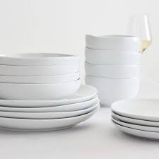 Organic Porcelain Dinnerware Set Of 16