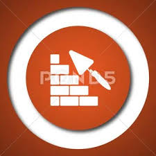 Building Wall Icon Internet On On
