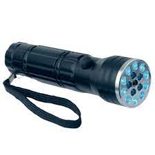 led flashlight with uv light and laser