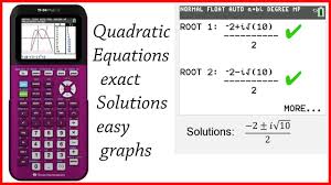 Quadratic Equations Exact Solutions