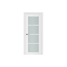 4 Lite Soft White Laminated French Door