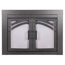 Pleasant Hearth Axel Fireplace Glass Door Small