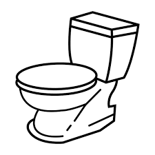 Toilet Icon Logo Vector Design Template