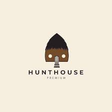 Cabin House In The Forest Logo Vector